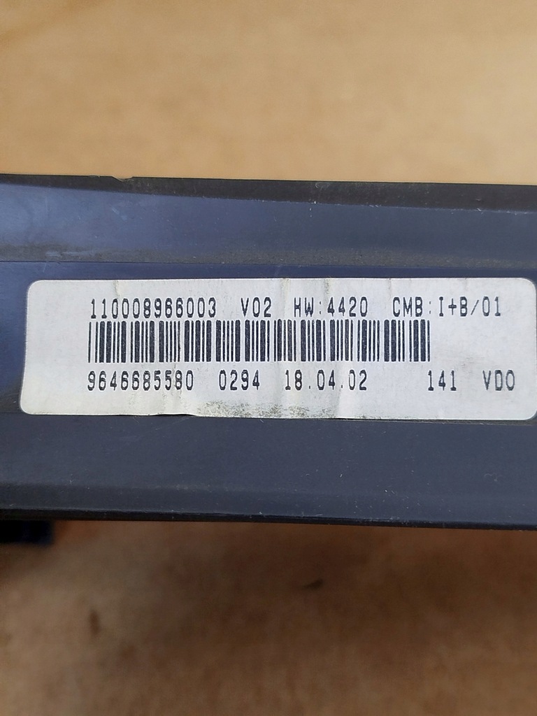 фото №6, Счетчик спидометр citroen xsara picasso 964668580