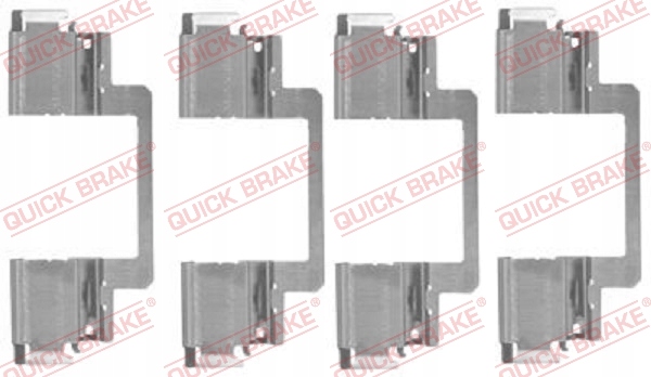 фото №2, Qb набор монтажный тормозных колодок перед mercedes glk 08-