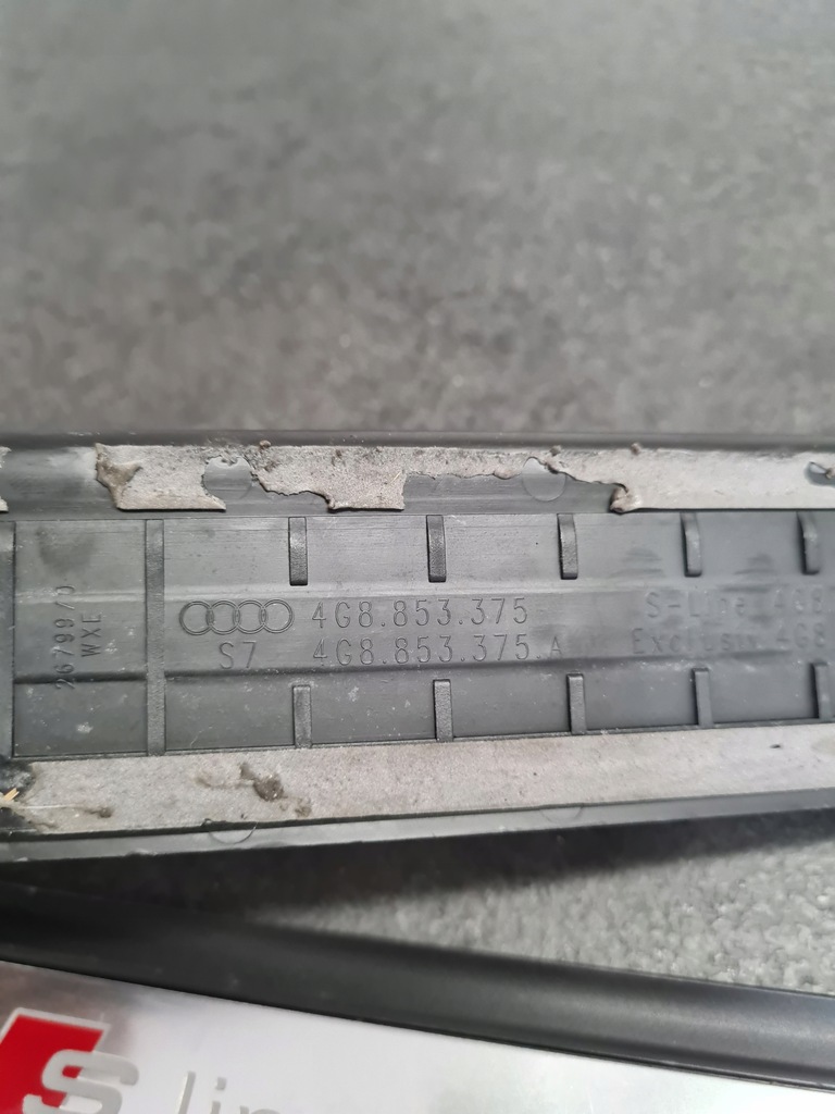 фото №8, Накладки порогові молдинг s-line комплект audi a7 4g8