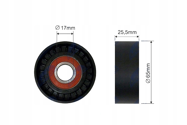 фото №2, Nty ролик натягувача ремінь клиновий citroen c5 ii c5 iii c6 c8