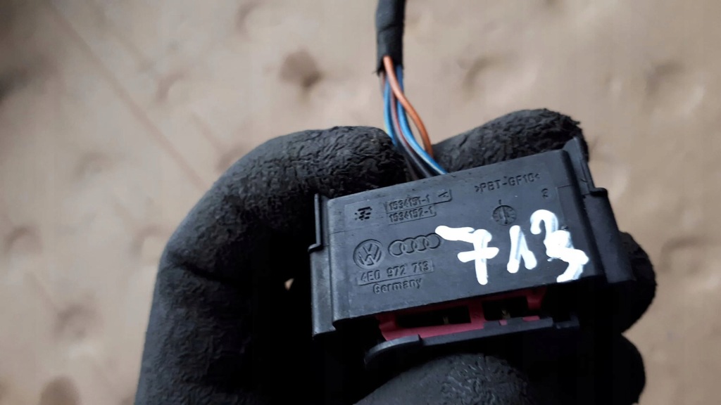 фото №7, S4 b8 a4 штекер колодка датчика радара a5 s5