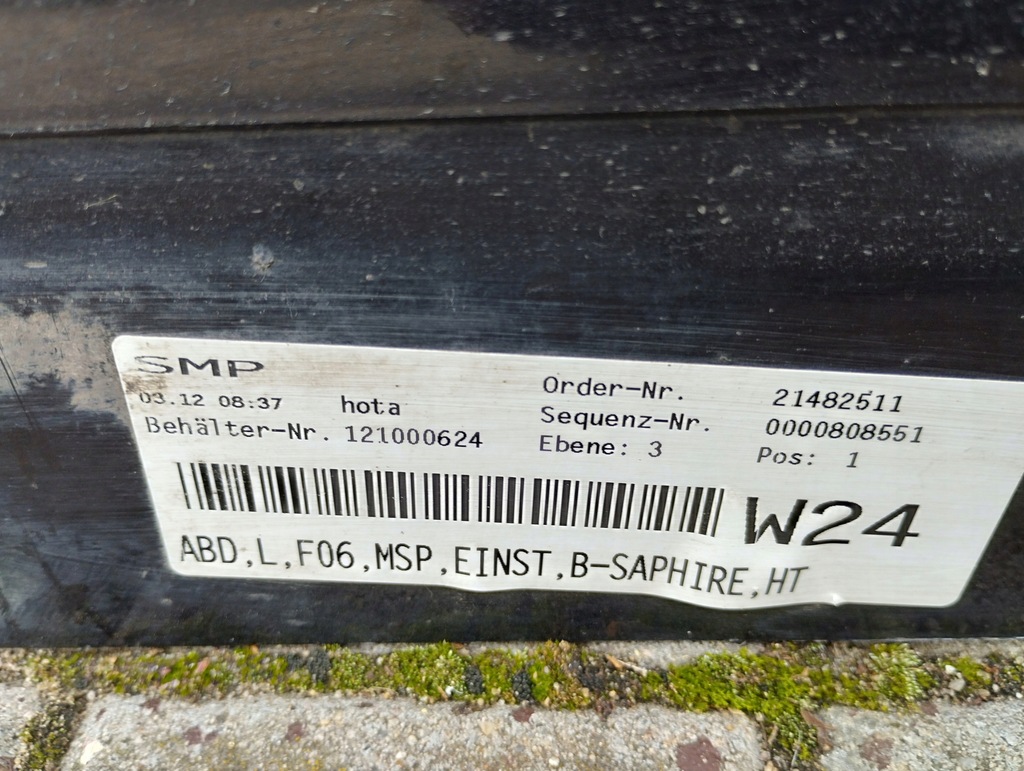 фото №7, Поріг молдинг ліва bmw 6 f06 gc m-pakiet