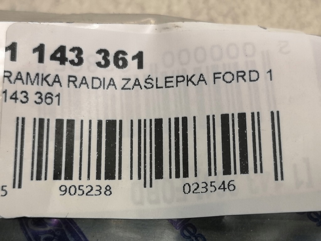 фото №4, Рамка радио ford fiesta iv 1995-2002 nowa оригинальная 1143361