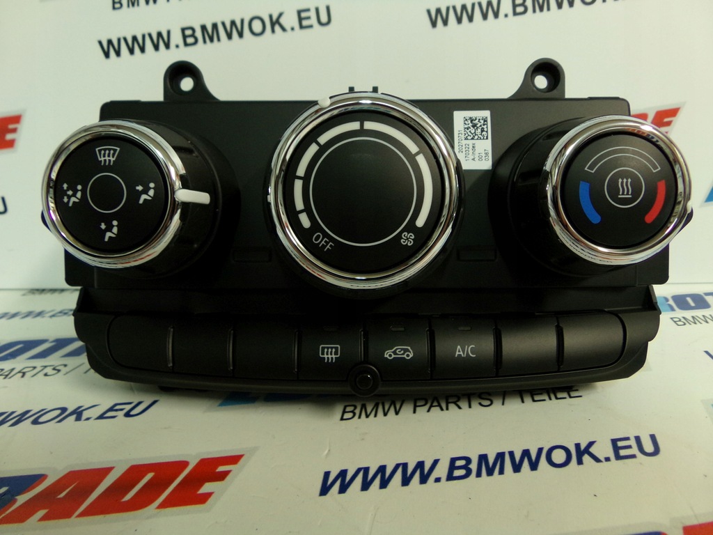 фото №13, Mini f55 f56 f57 f60 панель блок керування кондиціонера різні види
