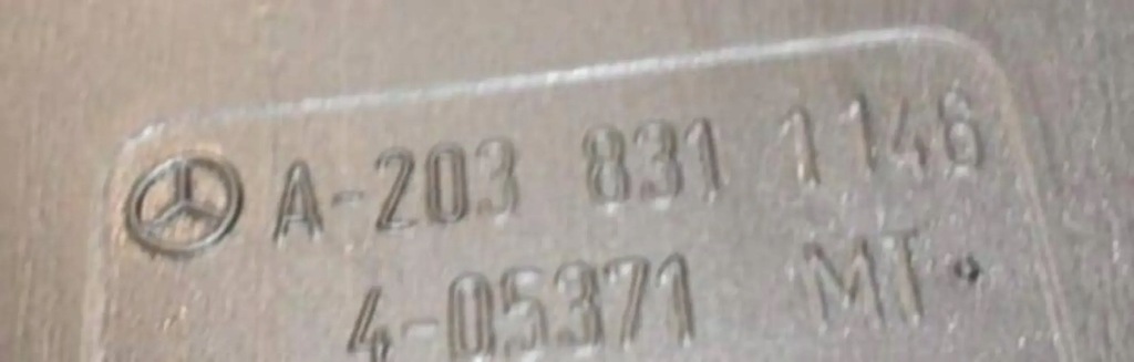 фото №5, Mercedes-benz cl w203 coupe канали повітря klabiny kpl.