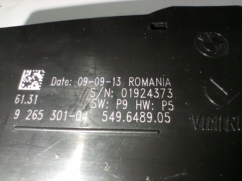 фото №8, Перемикач світла вимикач bmw f31 f30 9265301