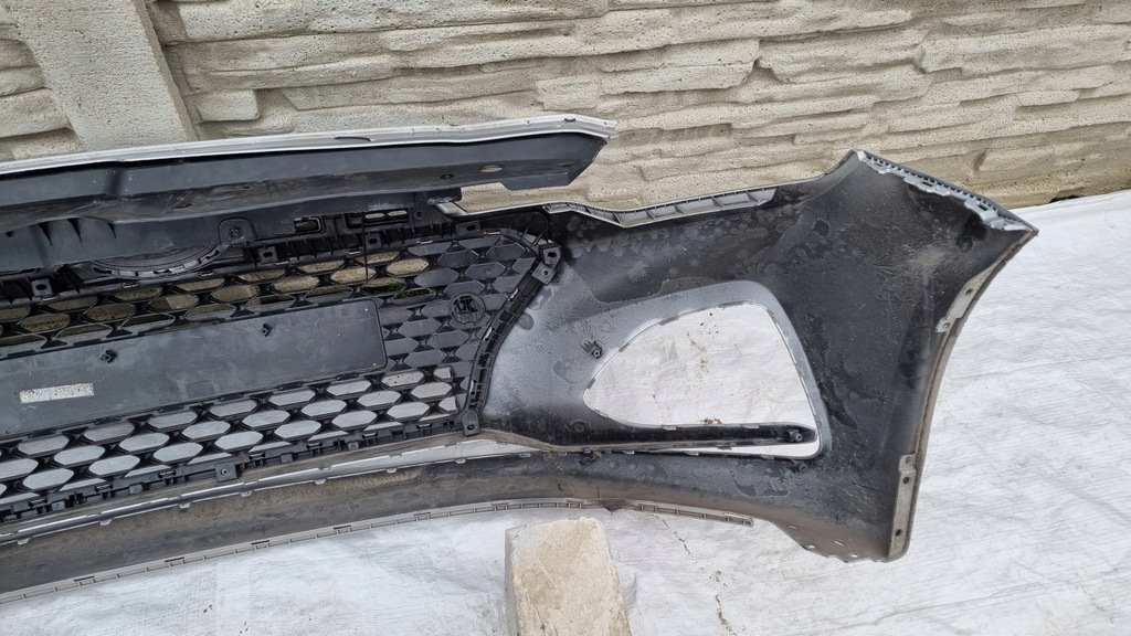 фото №10, Hyundai i20 ii lift 18-20 бампер перед решётка радиатора + защита поперечина org