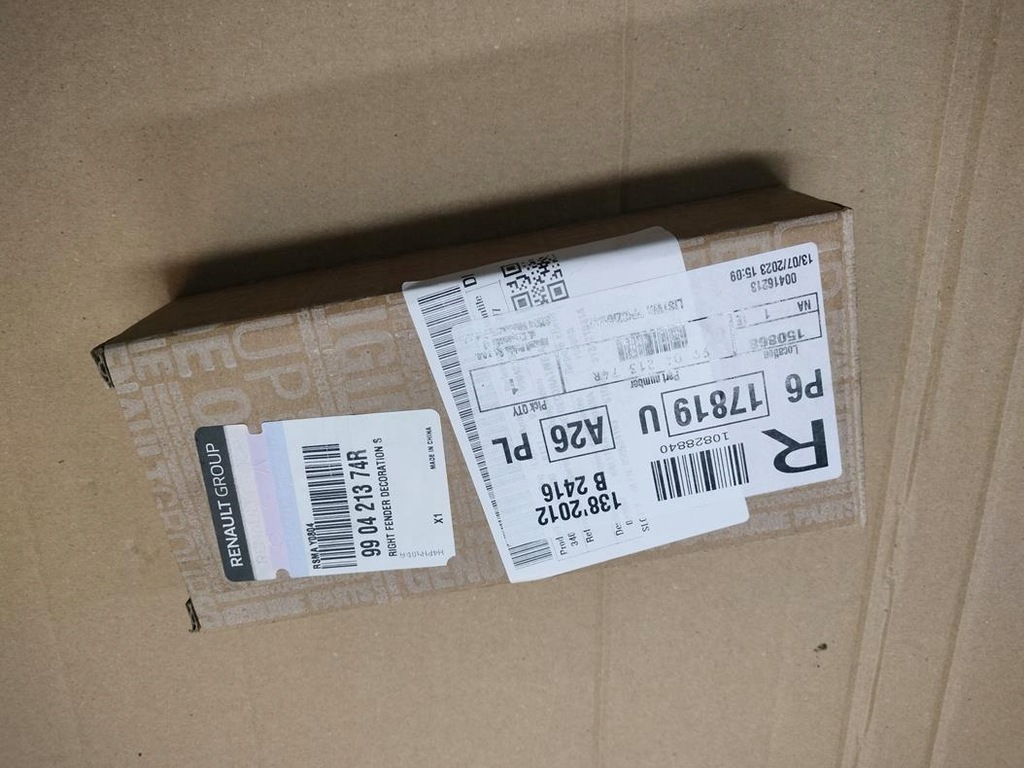 фото №4, Молдинг крила перед права хром renault captur ii оригінальний номер