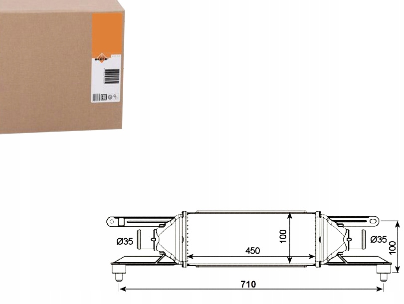 фото №1, Nrf інтеркулер fiat grande punto alfa mito 1,3m-j