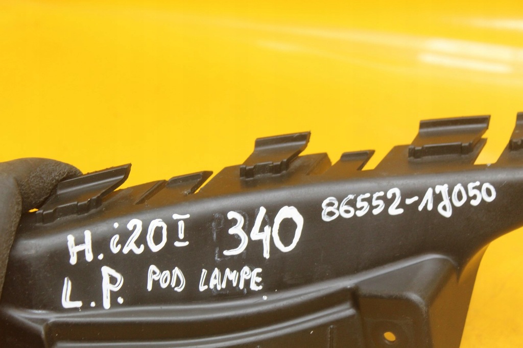 фото №8, Направляющая кронштейн бампера pod фара левый перед hyundai i20 i 86552 1j050