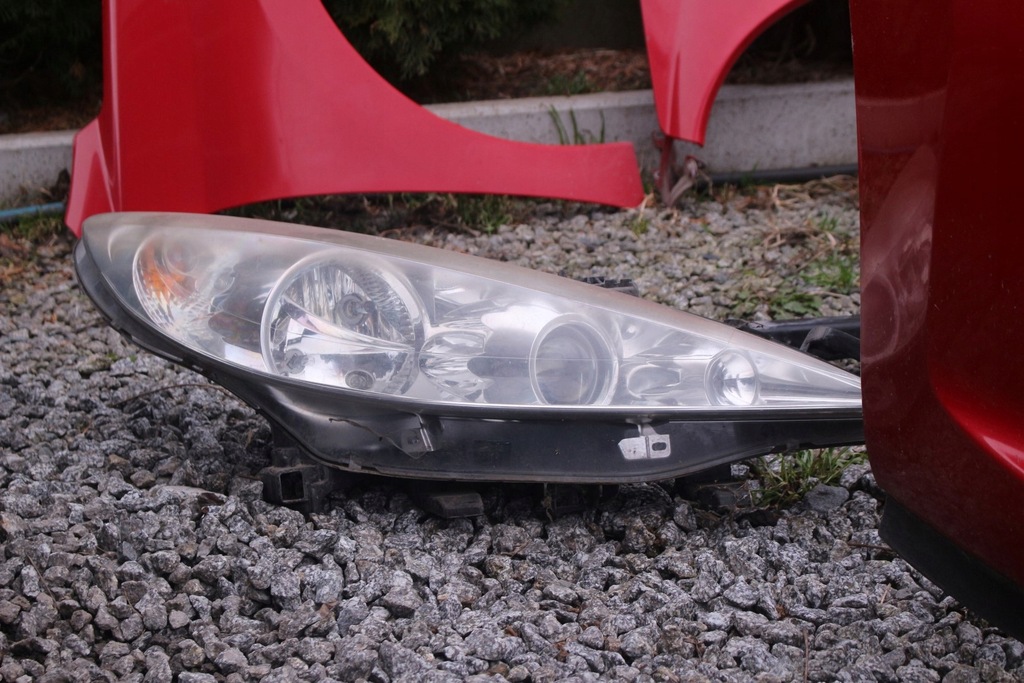 фото №6, Перед kompletny капот бампер крыло peugeot 207