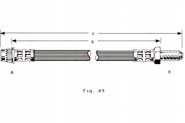 фото №1, Trw шланг тормозной elast. peugeot 306 1.1-2.0d