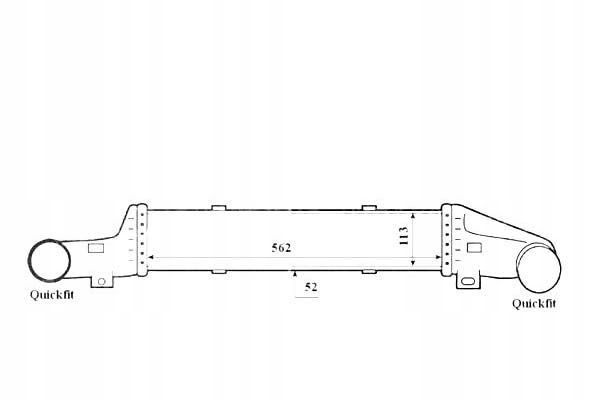 Інтеркулер mercedes w210 2,2-2,7cdi nrf Ціна