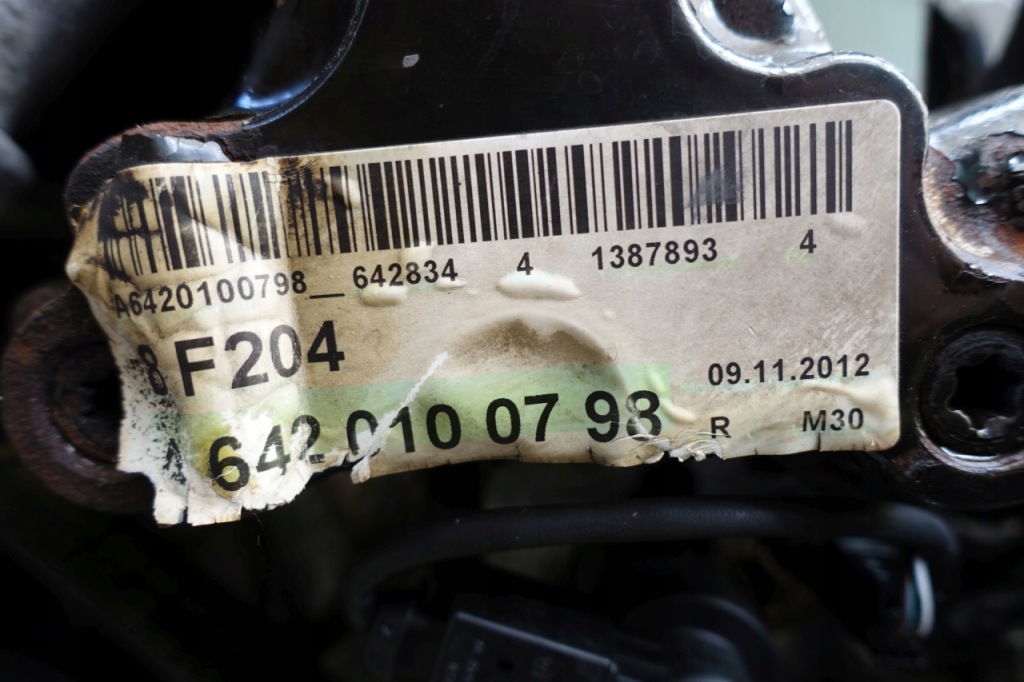 фото №7, Mercedes w204 w212 w207 двигатель 3.0 3.5 cdi v6 комплект 642 642834 w166 ml gl