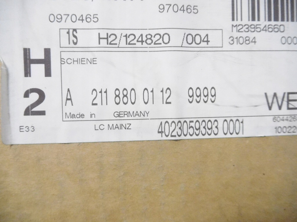 фото №7, Молдинг декоративная / защитная, бампера mercedes-benz e оригинальный номер a2118800112