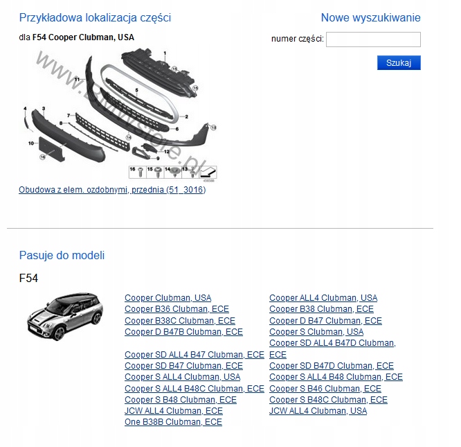 фото №11, Mini clubman f54 молдинг накладка накладка бампера перед pod pdc 7376365 org