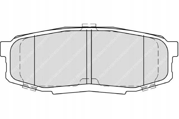 фото №1, Ferodo гальмівні колодки гальмівні lexus lx toyota land cruis