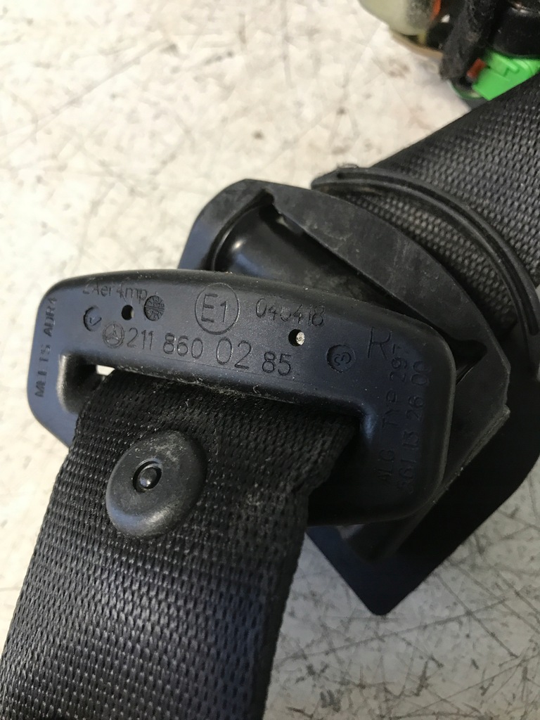 фото №5, Pas безпеки правий перед mercedes w211