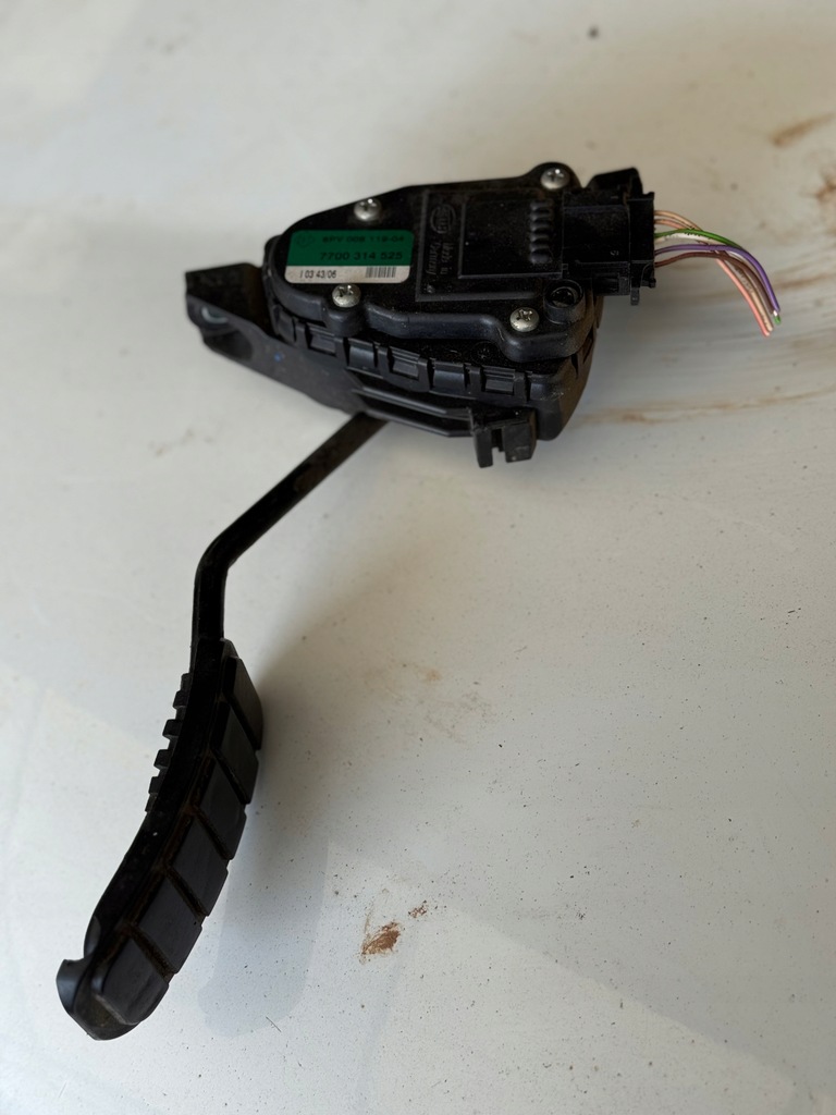 фото №1, Педаль потенціометр газу renault master ii 7700314525