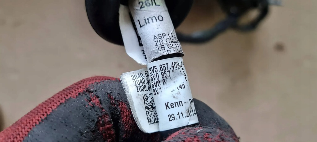 фото №16, S3 8v sedan a3 зеркало левая левый перед 6pin+2 lz7g