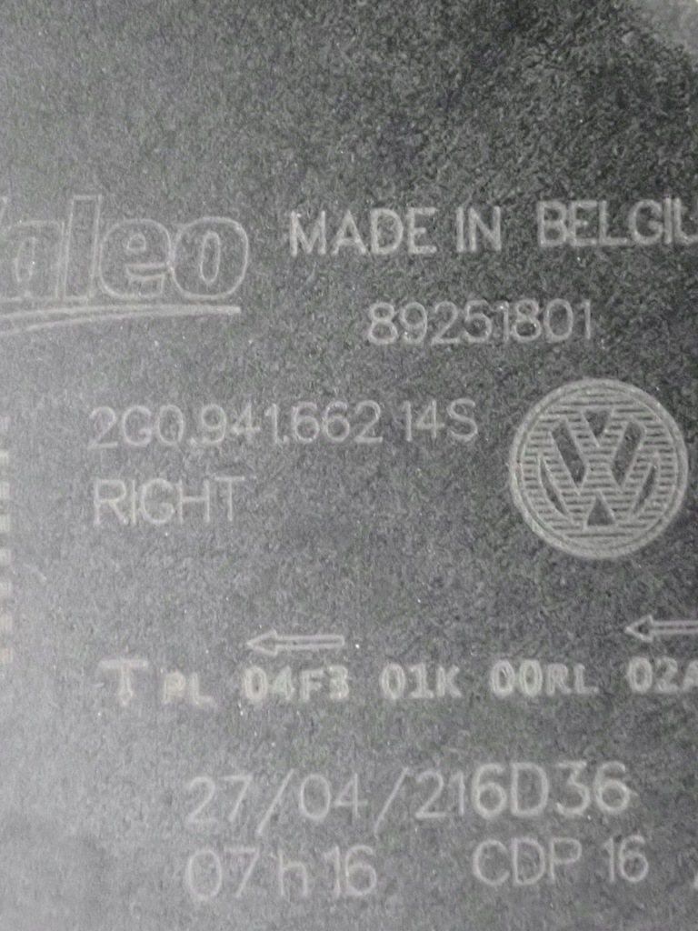 фото №5, Vw polo vi 6 2g 17-21 противотуманная фара led правый