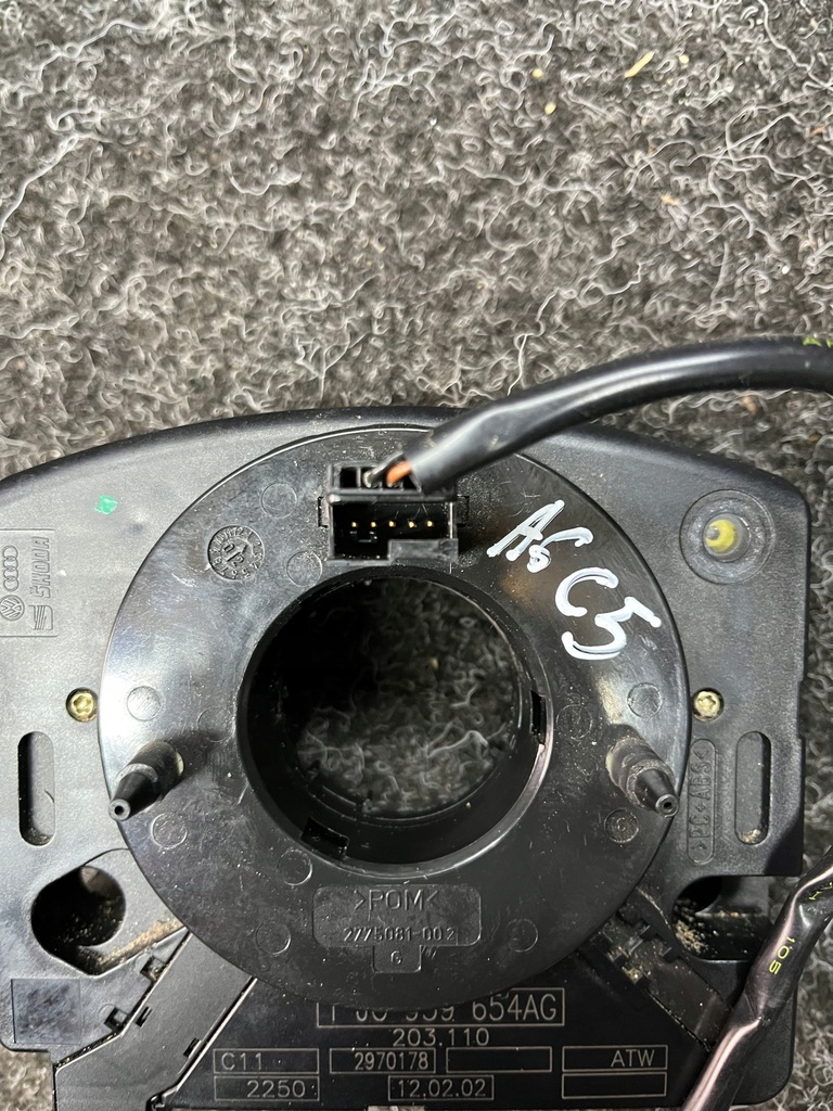 фото №5, Стрічка air bag датчик шлейф audi a5 c5 1j0959654ag