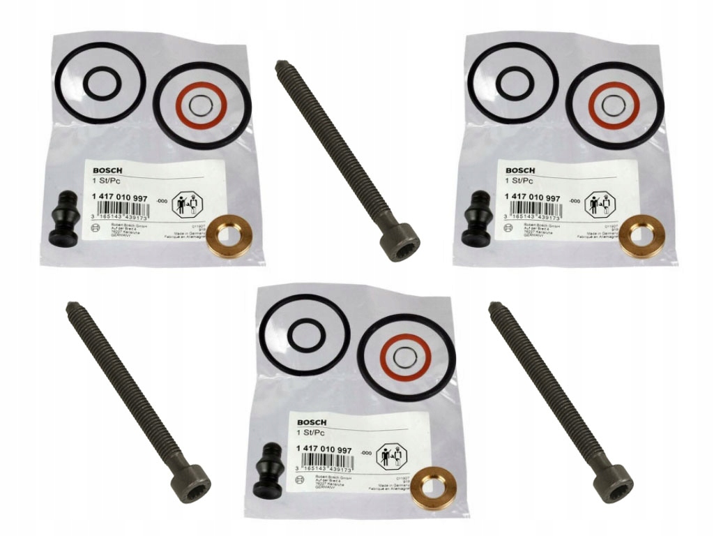 фото №1, 3x набор ремонтный форсунок vw fox polo 1.4 tdi