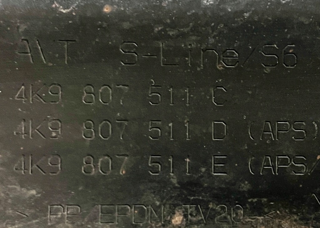 фото №12, Audi a6 c8 4k9 kombi 18-23r бампер задняя задний s-line