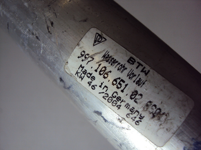 фото №5, Труба wody porsche 911 997 3.8 бензин 2005-