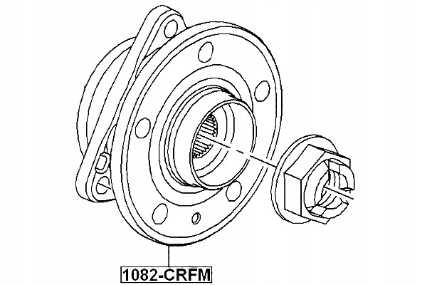 фото №2, Febest 1082-crfm ступица колеса