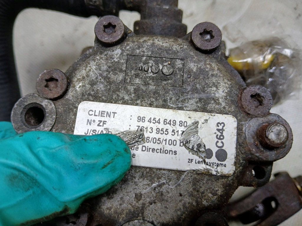 Насос підсилювача 9645464980 fiat ducato 2.9 jtd Зі Шроту