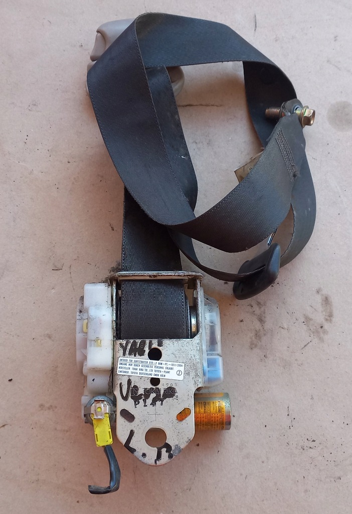 фото №1, Toyota yaris verso 99-05 pas ремені bezpieczeństywa перед натягувач lift