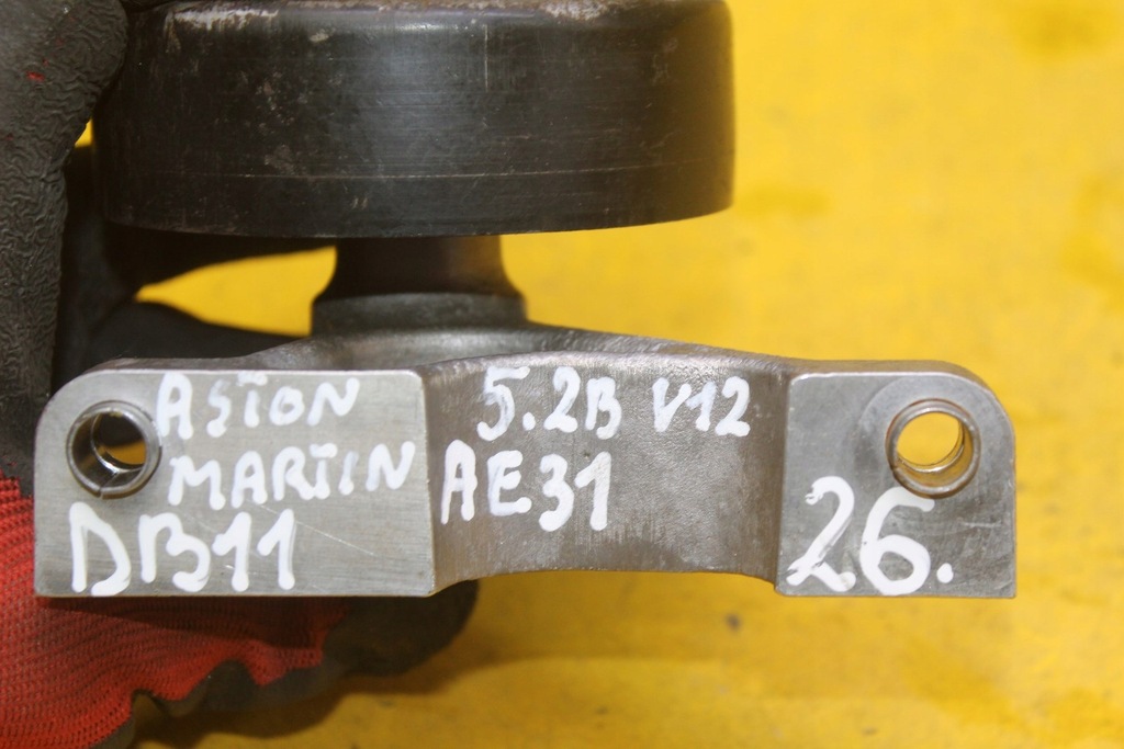 фото №7, Натяжитель основание ролики aston martin 5.2 b v12 twin turbo db11 hy53-8b616-a