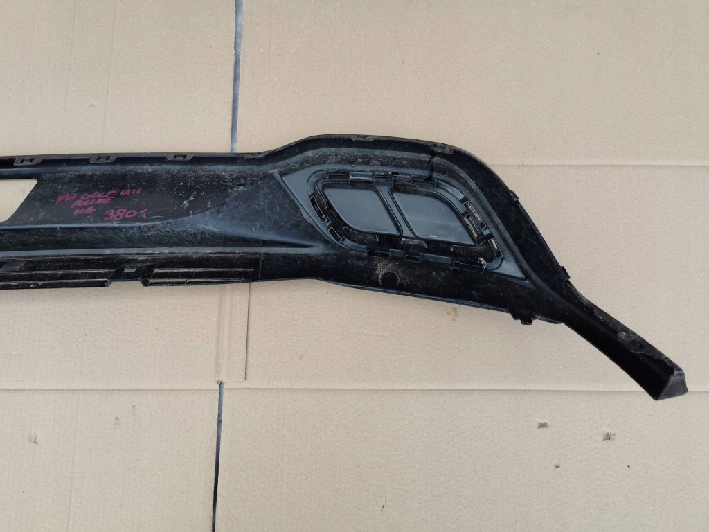 фото №10, Vw golf 8 viii 5h6 r-line хэтчбек спойлер диффузор бампера задняя 5h6807568j