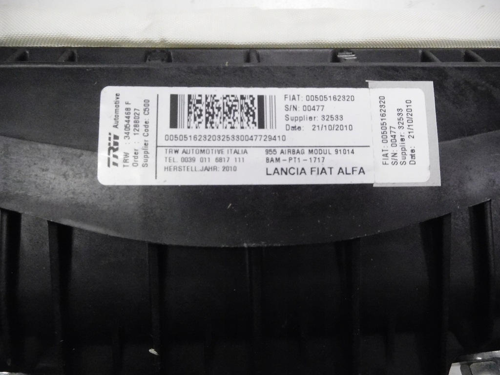 фото №11, Подушка pow, пассажира alfa romeo mito оригинальный номер 50516232