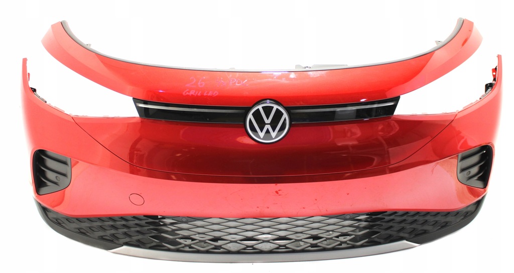 фото №1, Vw id.4 бампер передний 4 pdc led новый kompletny
