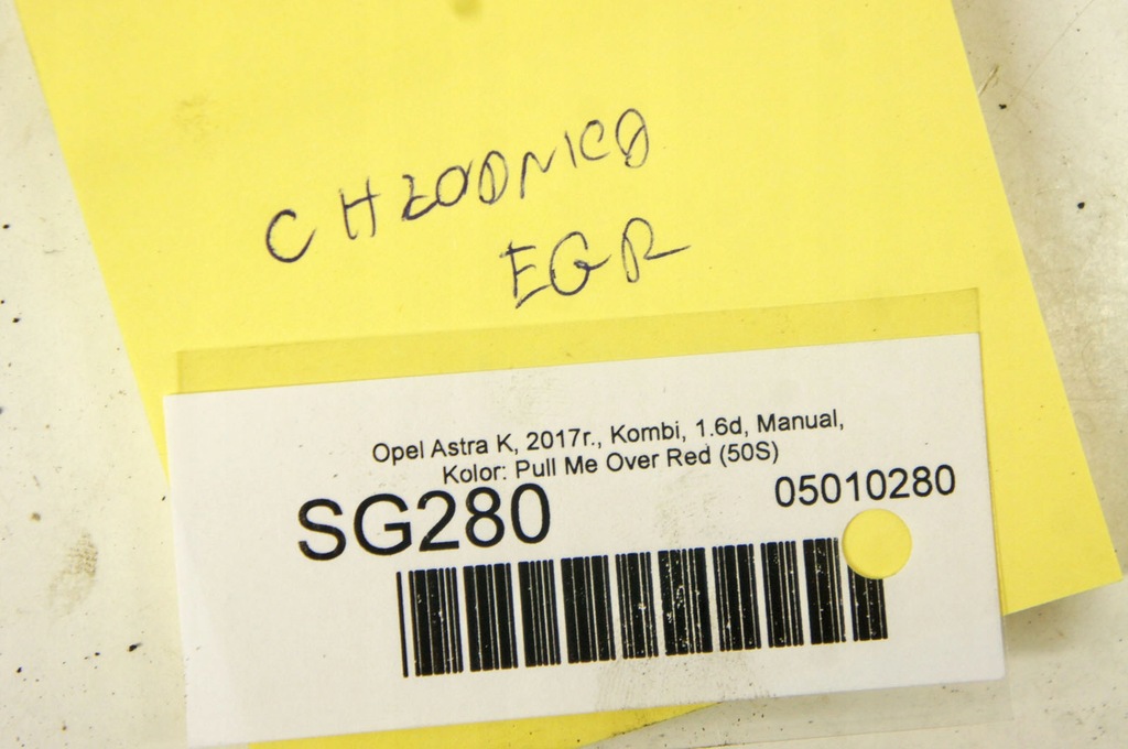 фото №10, Sg280 opel astra k 1.6d радиатор выхлопных газов egr mm1136g v29007672