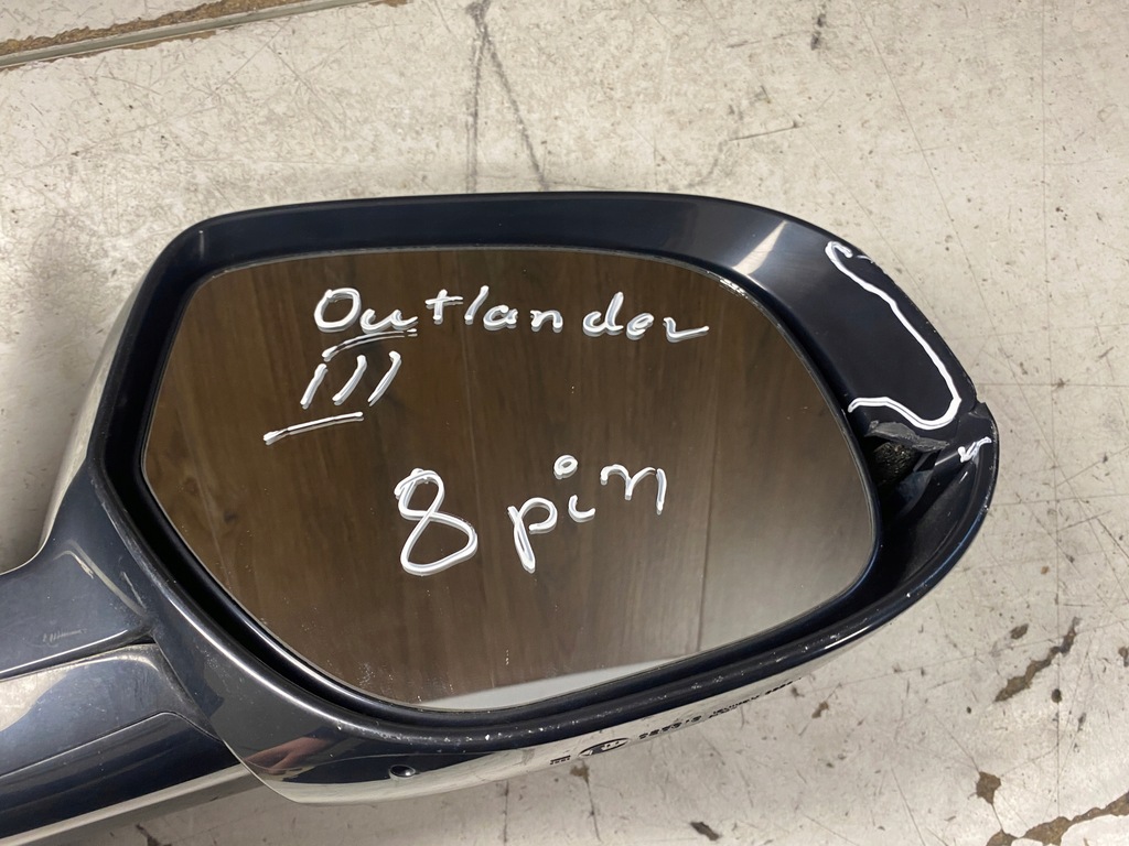 фото №10, Mitsubishi outlander iii зеркало правое 8 pin eu