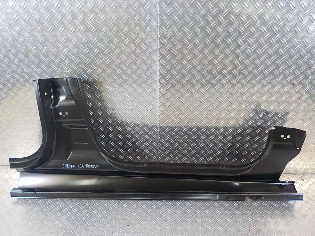 фото №6, Citroen c4 picasso 06- блок двигателя порог задний задняя левый