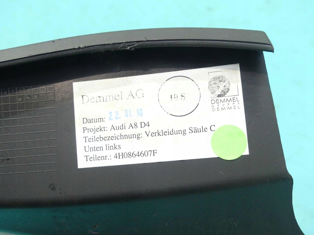 фото №13, Молдинг защита порог задняя левая audi a8 d4 4h