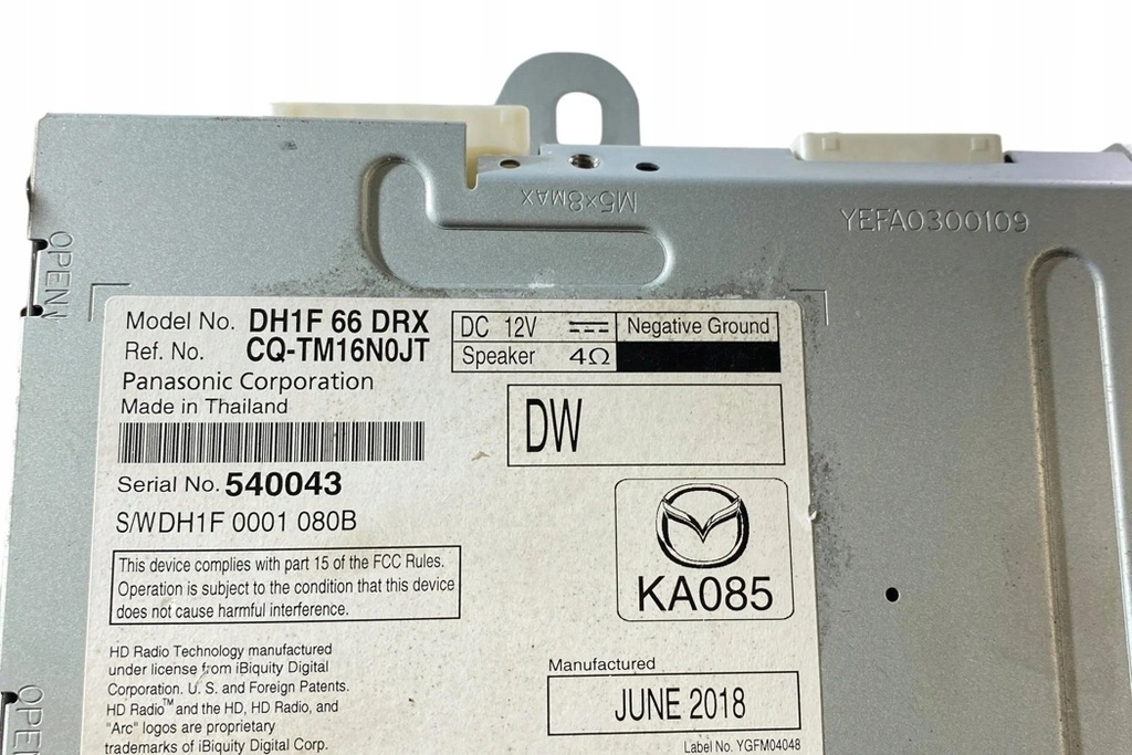 фото №8, Радио с навигация mazda cx-3 dk dh1f66drx 2.0l бензиновый 2019