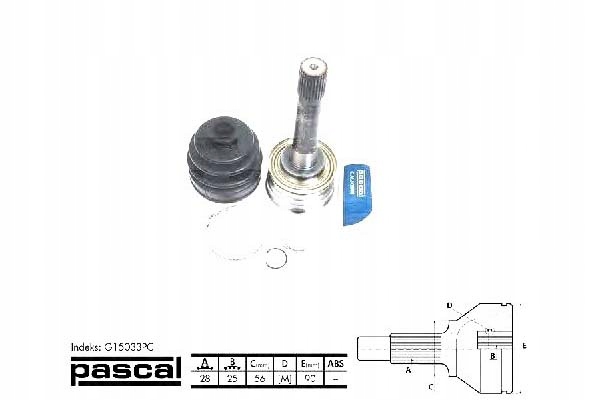 Шрус  приводной наружный hyundai galloper 2 mi Цена