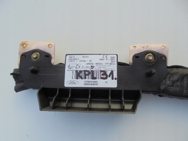 фото №8, Ford b-max air bag шторка безопасности правая подушка комплект