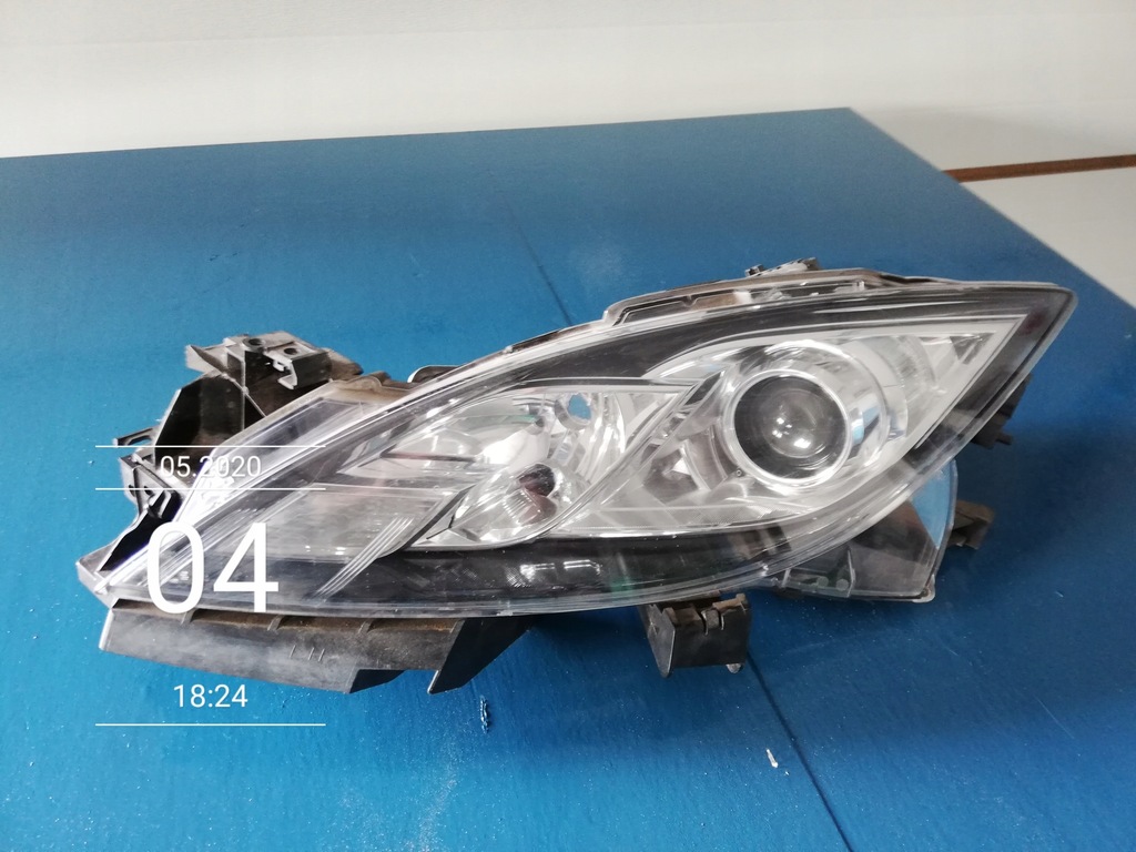 фото №1, Mazda 6 фара лампа левая перед 2007-