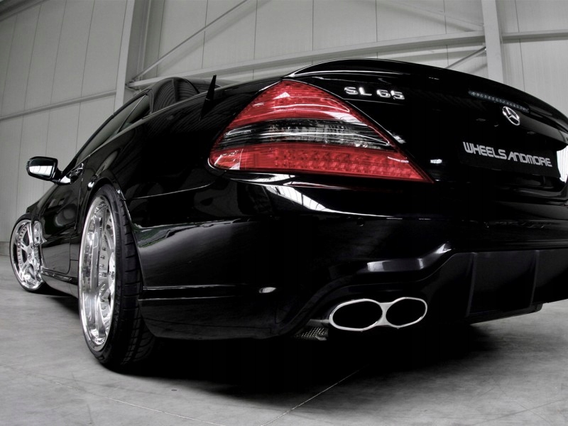 фото №4, Mercedes sl r230 спойлер спойлер na крышка !