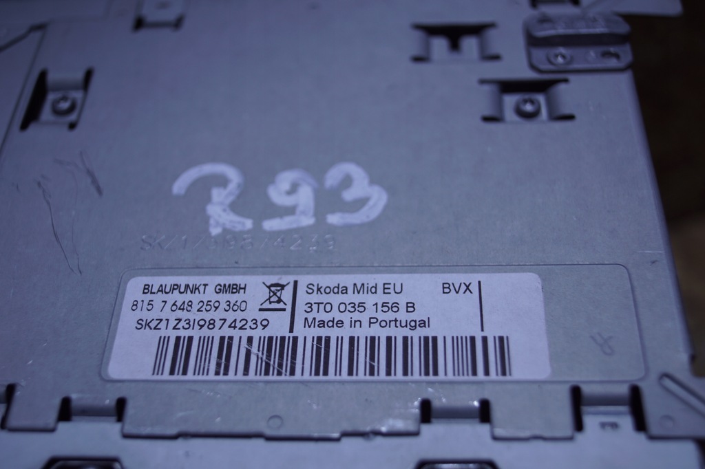 фото №5, Skoda superb ii автомагнітола cd 3t0035156b