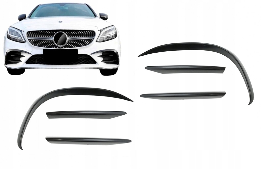 фото №1, Сплиттер do mercedesa w205 s205 c205 a205 c43 look