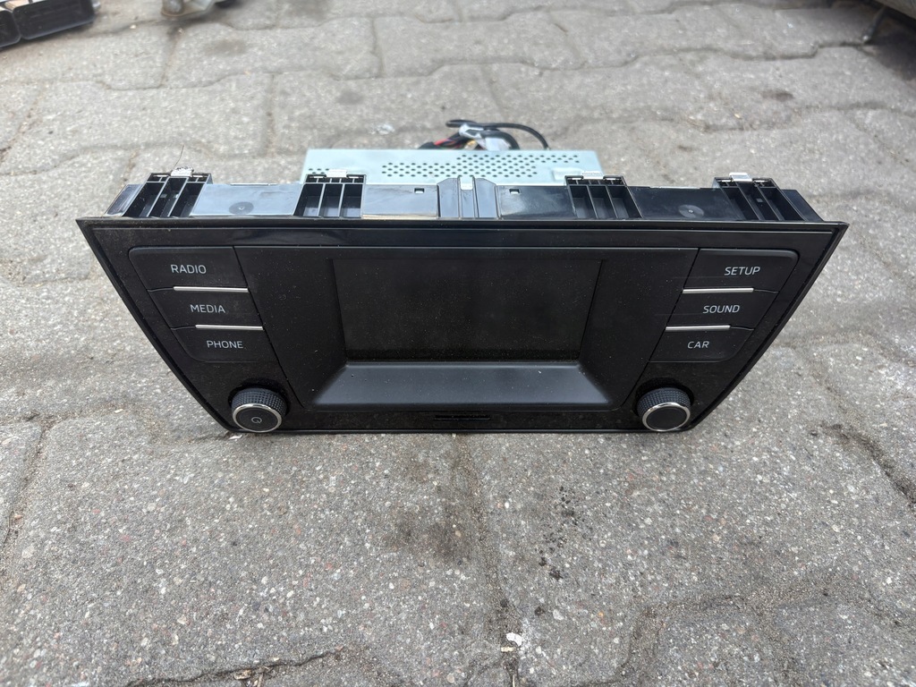 фото №1, Skoda fabia iii радіо заводський 6v0035871d