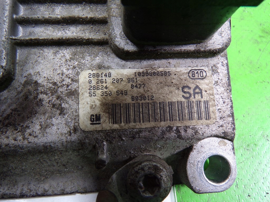 фото №8, Opel agila a lift 1.0 бортовий комп'ютер блок керування двигуна 0261207961 55350549