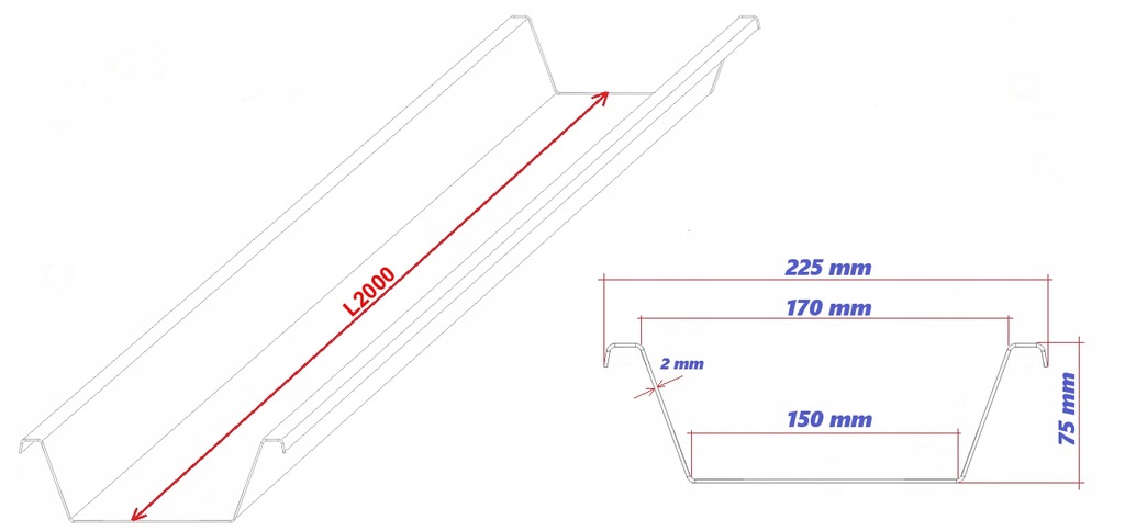 фото №3, Балка света, задняя балка бампер длина 2000mm